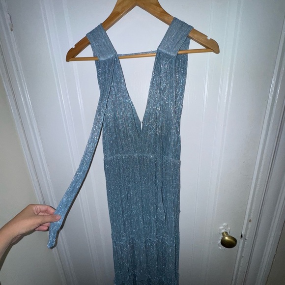 NWOT - Sabina Musayev Elegant Blue Cocktail Gown - Picture 1 of 6
